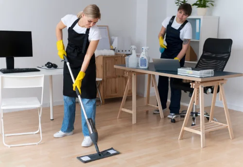 Nettoyage de bureau professionnel au Chautay